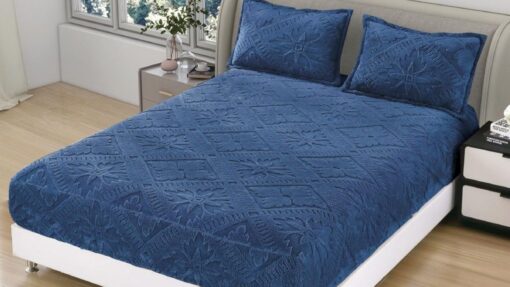 Husa Cocolino Premium cu Elastic, Set 3 Piese cu 2 Fete de Perna