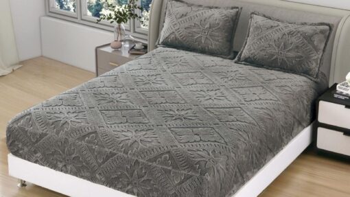 Husa Cocolino Premium cu Elastic, Set 3 Piese cu 2 Fete de Perna