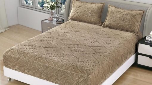 Husa Cocolino Premium cu Elastic, Set 3 Piese cu 2 Fete de Perna