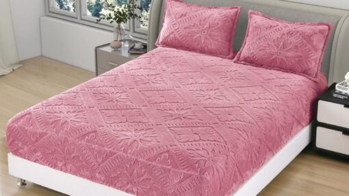 Husa Cocolino Premium cu Elastic, Set 3 Piese cu 2 Fete de Perna