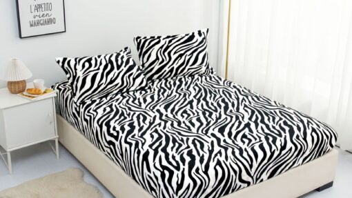 Husa Cocolino Premium cu Elastic, Set 3 Piese cu 2 Fete de Perna