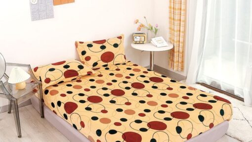 Husa Cocolino Premium cu Elastic, Set 3 Piese cu 2 Fete de Perna