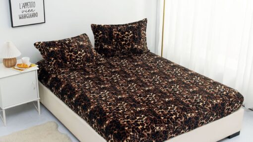 Husa Cocolino Premium cu Elastic, Set 3 Piese cu 2 Fete de Perna