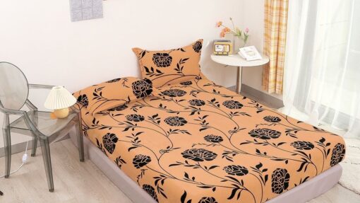 Husa Cocolino Premium cu Elastic, Set 3 Piese cu 2 Fete de Perna