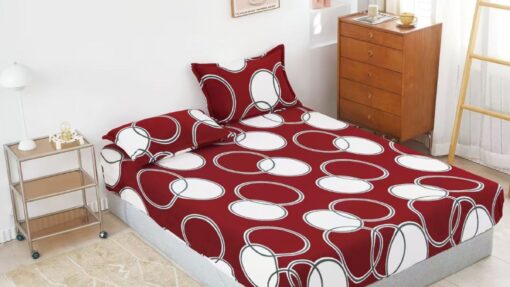 Husa Cocolino Premium cu Elastic, Set 3 Piese cu 2 Fete de Perna