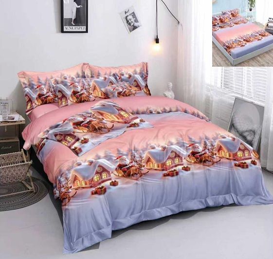 Lenjerie pat dublu finet 6 piese