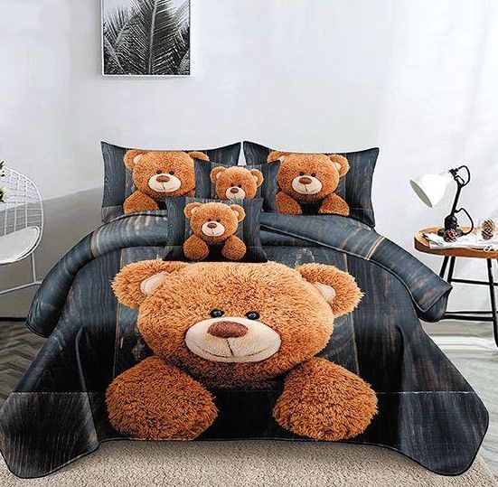 Lenjerie Premium Maro, din Bumbac Finet cu 6 Piese de cea mai buna calitate, pentru pat dublu